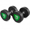 Polyuretan-håndvægte, 10 par: 2.5 – 25 kg