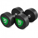 Polyuretan-håndvægte, 5 par: 27.5 – 37.5 kg