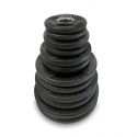 Bænk, Stativ & Tri-Grip Vægtstangssæt 87.5 kg