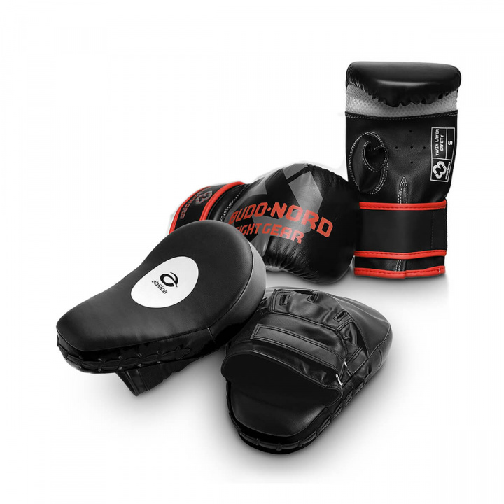 Boxercise-pakke Speed Alpha, sort/rød, Budo-Nord / Abilica i gruppen Kampsport / Pakke hos Sportgymbutikken.dk (41-310-S-014-P)