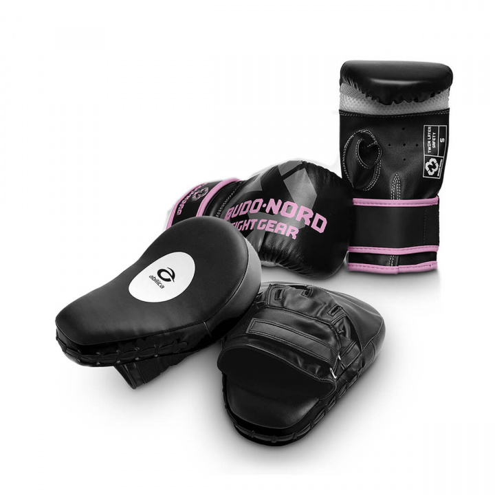 Boxercise-pakke Speed Alpha, sort/lyserød, Budo-Nord / Abilica i gruppen Kampsport / Pakke hos Sportgymbutikken.dk (41-310-S-015-P)