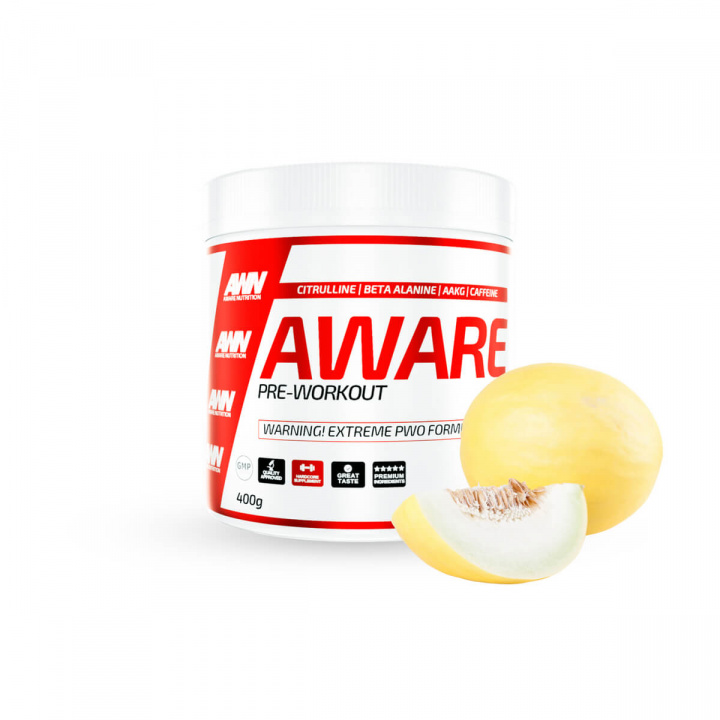 Tjek Aware PWO, 400 g, Honningmelon på SportGymButikken.dk