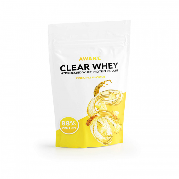 Tjek Aware Clear Whey, 500 g, Pineapple ud på SportGymButikken.dk