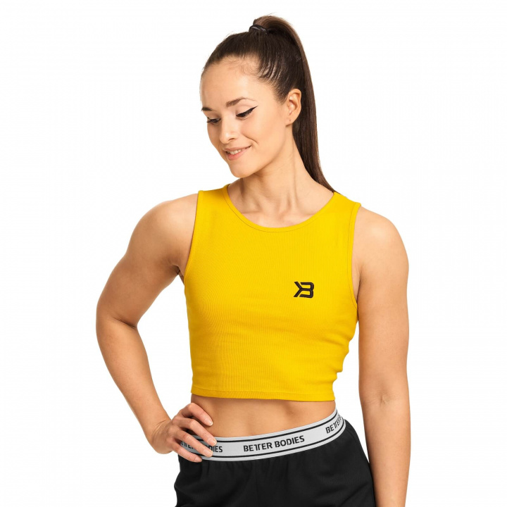Tjek Astoria Laced Tank, gul, Better Bodies på SportGymButikken.dk