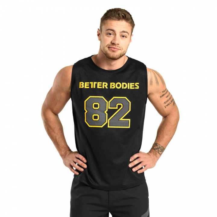 Se Fulton Mesh Tank, sort, Better Bodies på SportGymButikken.dk