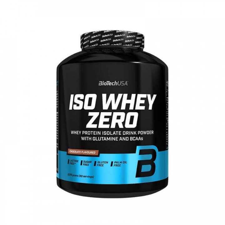 Se Iso Whey Zero, 2,27 kg, Strawberry på SportGymButikken.dk