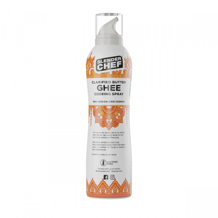 Se Slender Chef Cooking Spray, 200 ml, Clarified Butter GHEE på SportGymButikken.dk