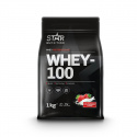 Whey-100, 1 kg, Jordbær