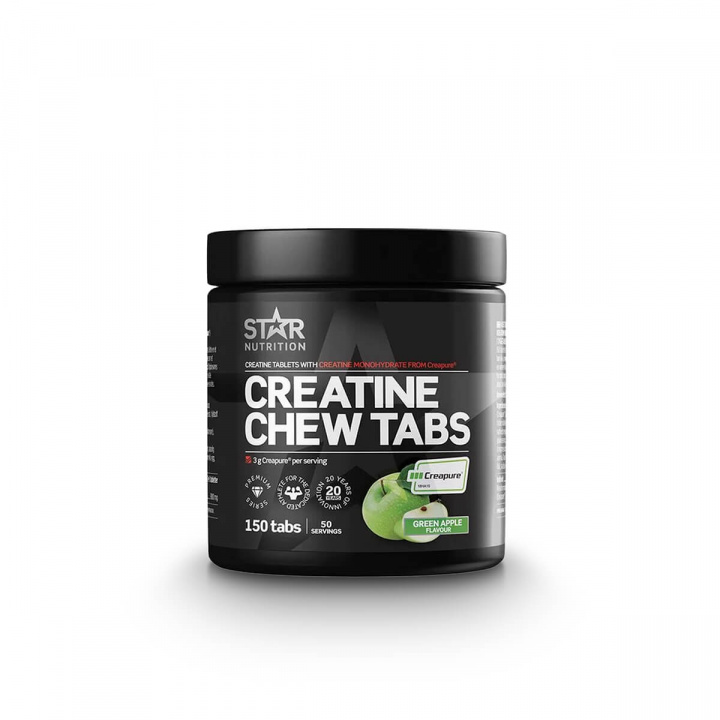 Creatine Chew Tabs, 150 kapslar, Star Nutrition i gruppen Kosttilskud / Kreatin hos Sportgymbutikken.dk (FM-SN61r)
