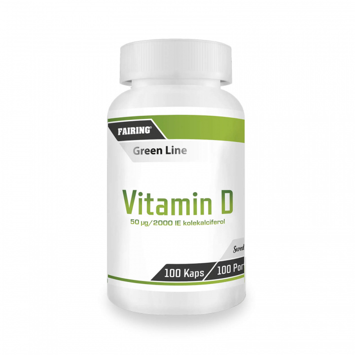 Se D-vitamin, 100 kapsler, Fairing på SportGymButikken.dk