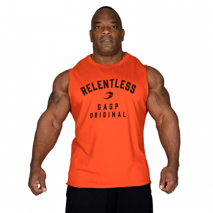 Tjek Vintage Tank, flame/sort, GASP på SportGymButikken.dk