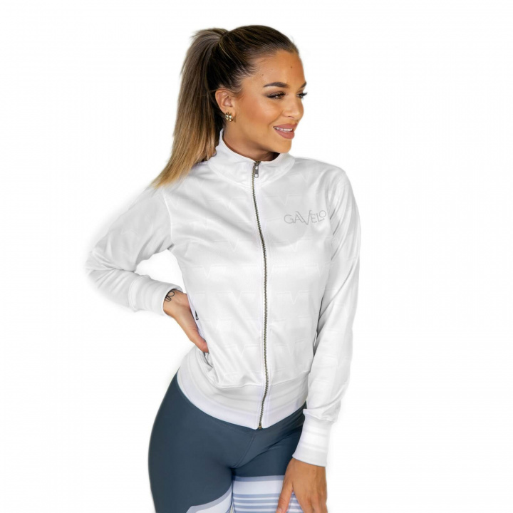 Tjek Track Jacket, vaniljeis, Gavelo på SportGymButikken.dk
