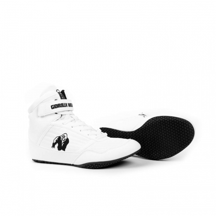Tjek GW High Tops Sko, hvid, Gorilla Wear hos SportGymButikken.dk