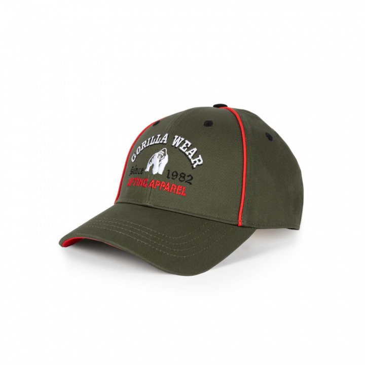 Lugo Cap, army green, Gorilla Wear i gruppen Herretøj / Tilbehør / Kasketter hos Sportgymbutikken.dk (GW-92236-409)