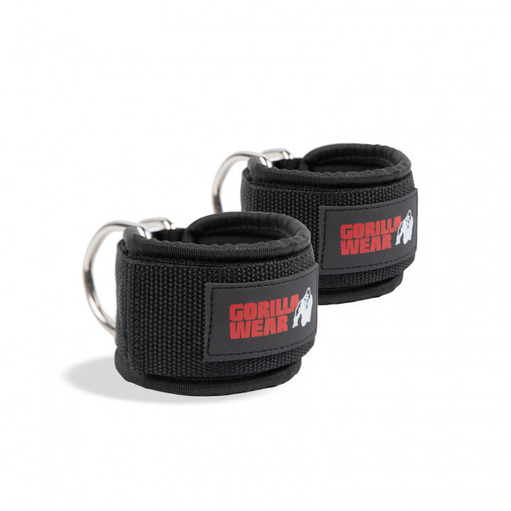 Ankle Straps, black i gruppen Styrke / Trækhåndtag / Fodmanchet hos Sportgymbutikken.dk (GW-99248-900)