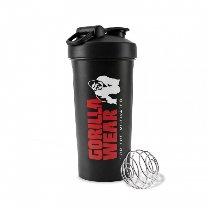 XXL Power Shaker 1000 ml, black/black i gruppen Sport & Fitness / Træningstilbehør / Vandflasker & Shakers hos Sportgymbutikken.dk (GW-99263-909)