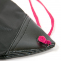 GW Drawstring Bag, black/pink