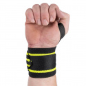 Wrist Wraps, 30 cm, black/yellow