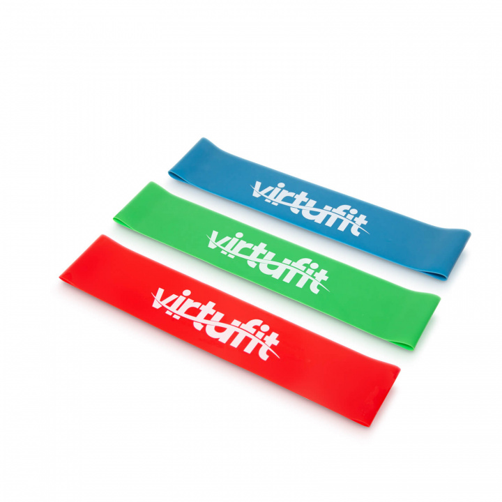 Mini Bands, 3-pack, VirtuFit i gruppen Sport & Fitness / Træningsudstyr / Bånd & Snore hos Sportgymbutikken.dk (GW-VF01006)