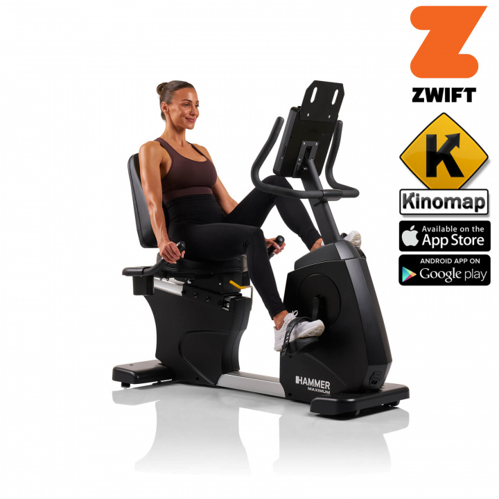 Motionscykel Recumbent RB 8000 \'25, Hammer Maximum i gruppen Kondition / Motionscykler hos Sportgymbutikken.dk (HM-10008)