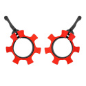 Olympic Safety Collar, aluminum red, inSPORTline