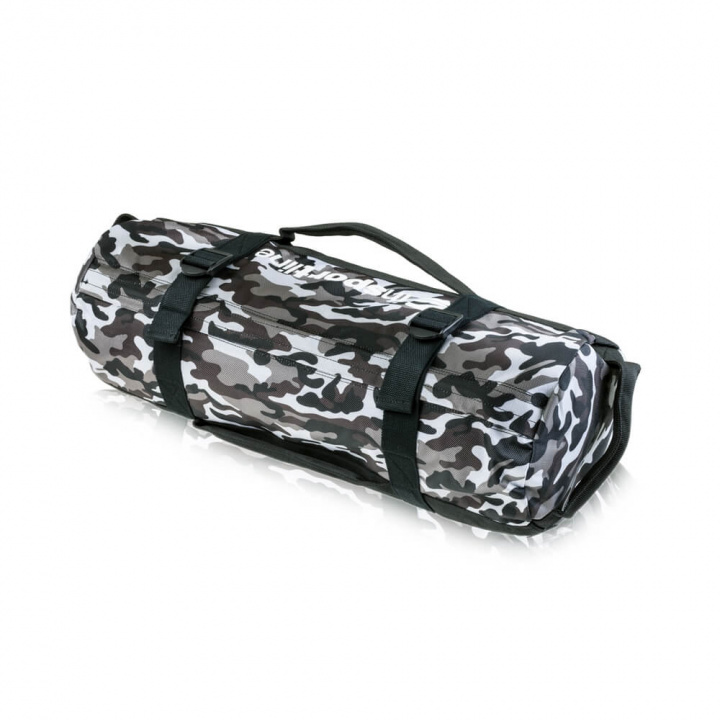 Tjek Træningstaske 7-20 kg Camo, inSPORTline på SportGymButikken.dk