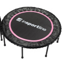 Fjederfri trampolin med håndtag 114 cm, pink, inSPORTline
