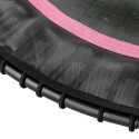 Fjederfri trampolin med håndtag 114 cm, pink, inSPORTline