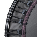 Fjederfri trampolin med håndtag 114 cm, pink, inSPORTline
