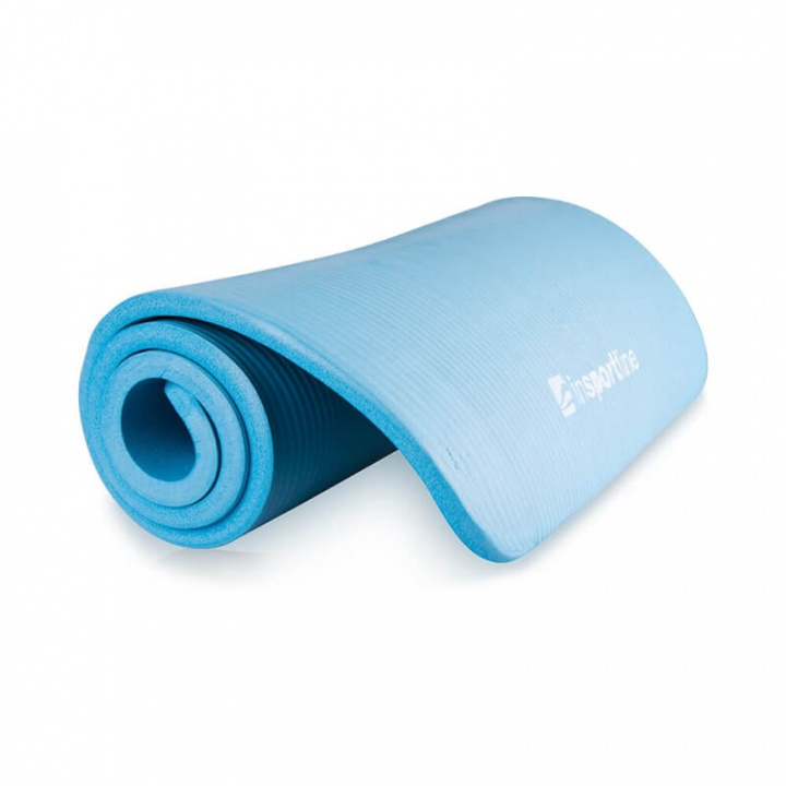 Tjek Gymmåtte, 140 x 61 cm, inSPORTline, blå på SportGymButikken.dk