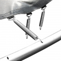 Trampolin med sikkerhedsnet Froggy Pro, 244 cm, inSPORTline