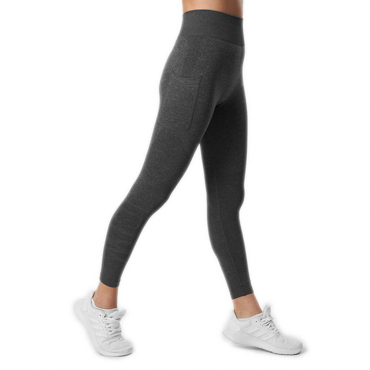 Se Define Seamless Pocket Tights, gråmeleret, ICANIWILL hos SportGymButi
