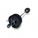 Olympisk vægtstangssæt, jern, 40 kg