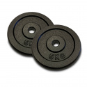 Vægtskiver Metal, 25 mm, 2 x 5 kg