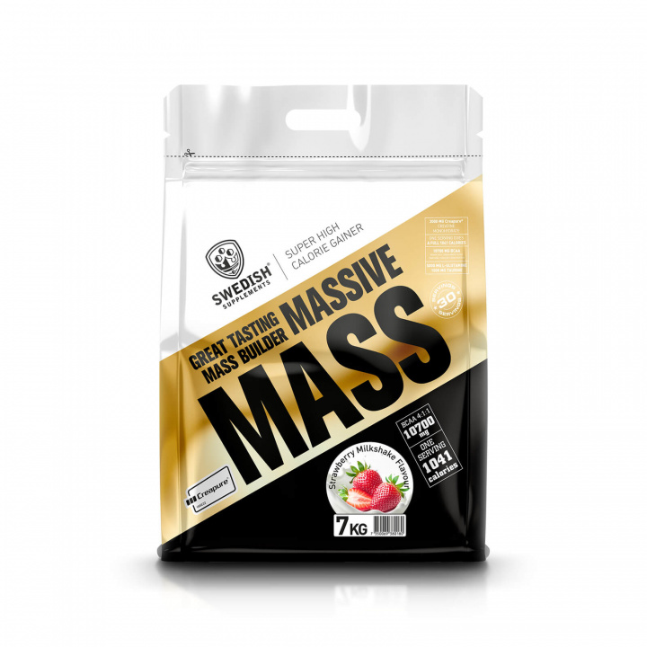 Tjek Massive Mass, 7 kg, Wild Strawberry ud på SportGymButikken.dk