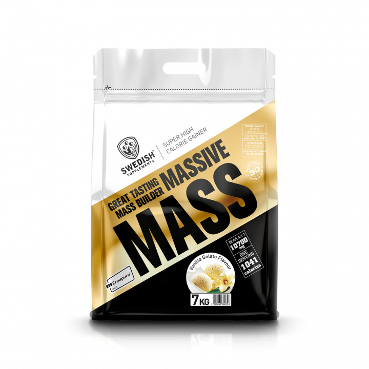 Tjek Massive Mass, 7 kg, Vanilla Gelato ud på SportGymButikken.dk