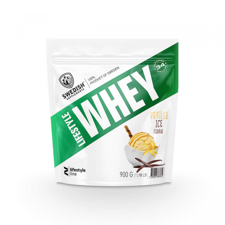 Tjek Lifestyle Whey, 1 kg, Vanilla Ice på SportGymButikken.dk