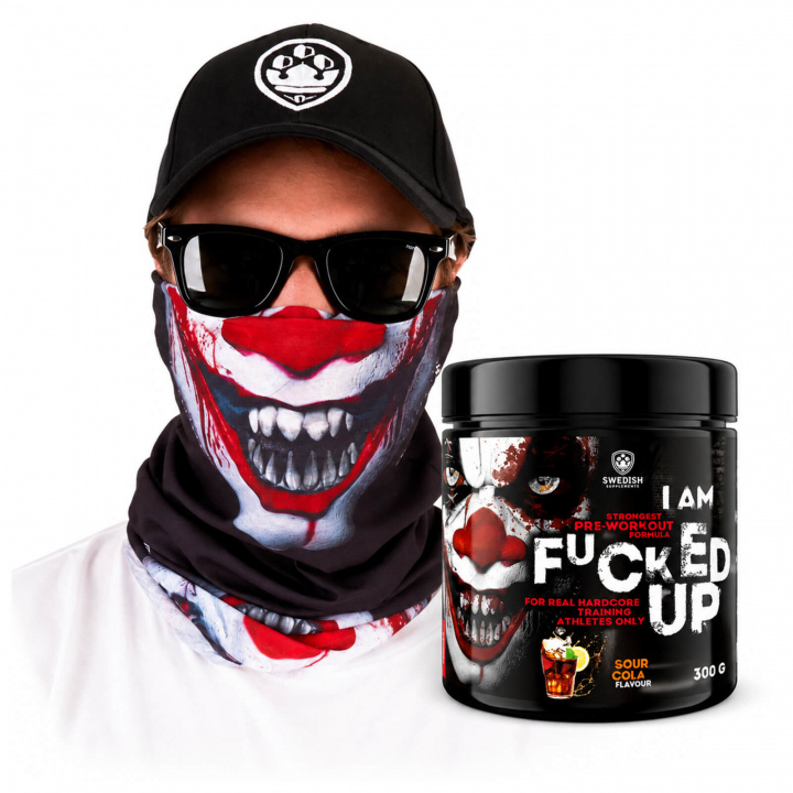 Fucked Up Joker Edition, 300 g + Multiscarf i gruppen Kosttilskud / Ytelsesforbedrer & PWO hos Sportgymbutikken.dk (OL-SS-11360)