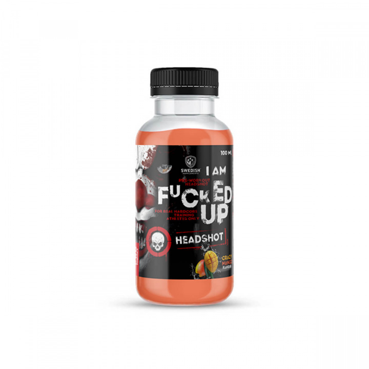Fucked Up Headshot, 100 ml, Crazy Mango i gruppen Kosttilskud / Ytelsesforbedrer & PWO hos Sportgymbutikken.dk (OL-SS-21170)