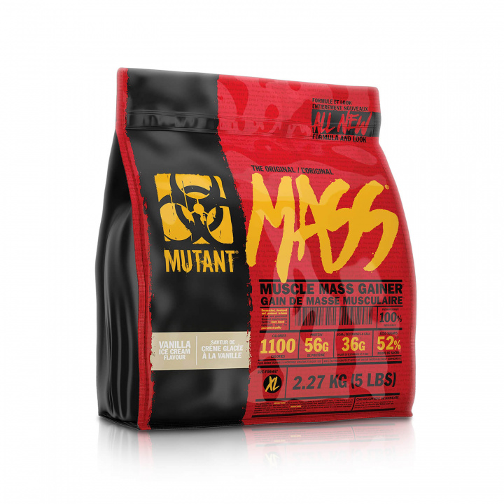 Tjek Mutant Mass, 2,2 kg, Vanilla Ice Cream på SportGymButikken.dk