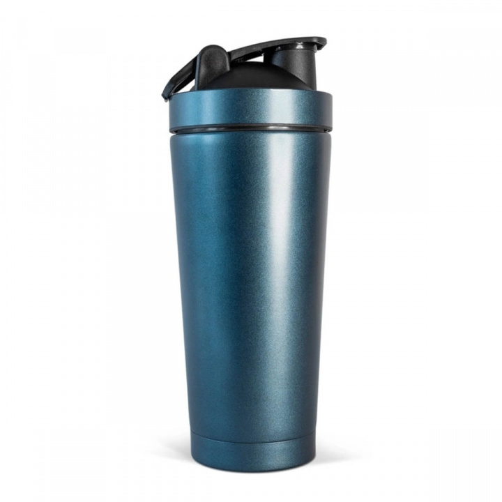 Metal Shaker, 820 ml, Teal Matt i gruppen Sport & Fitness / Træningstilbehør / Vandflasker & Shakers hos Sportgymbutikken.dk (OP-k2kmstm)