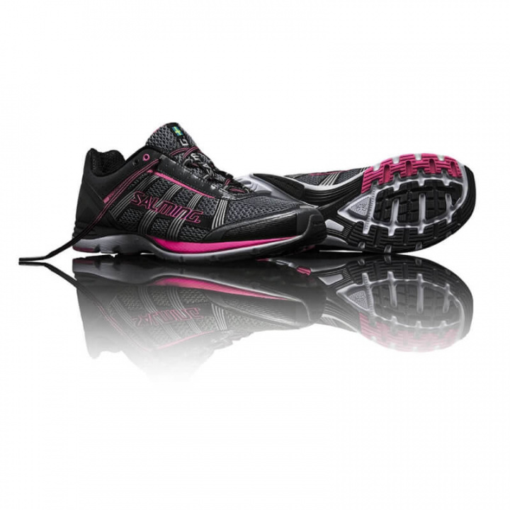 Tjek Distance A2 Women, gun metal/knockout pink, Salming Sports på SportGym