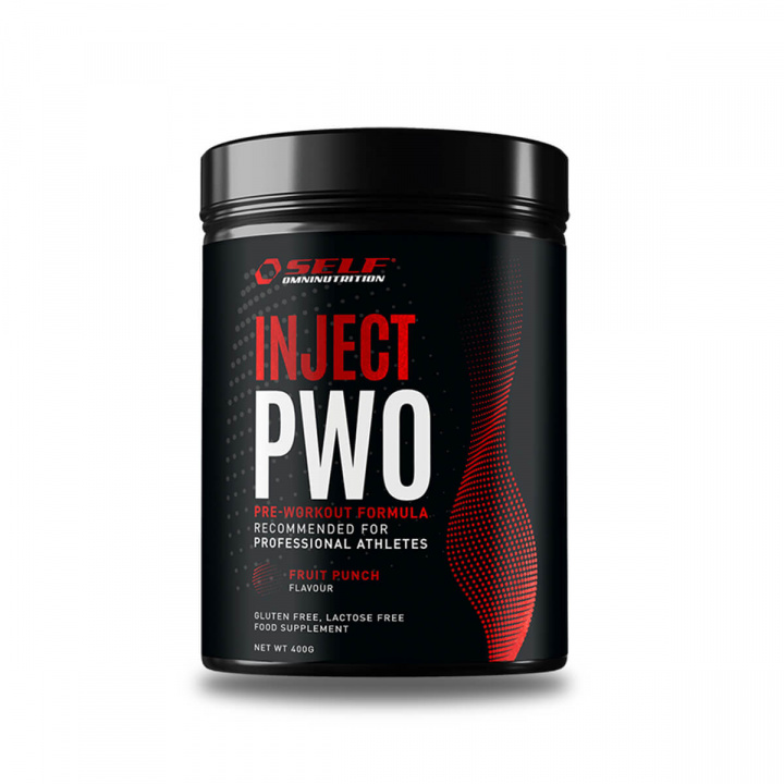 Inject PWO, 400 g, Fruit Punch i gruppen Kosttilskud / Ytelsesforbedrer & PWO hos Sportgymbutikken.dk (SE-11995)