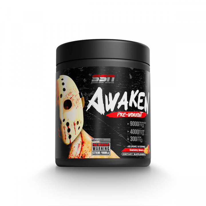 Tjek SSN Awaken PWO, 400 g, Gummy Bears på SportGymButikken.dk