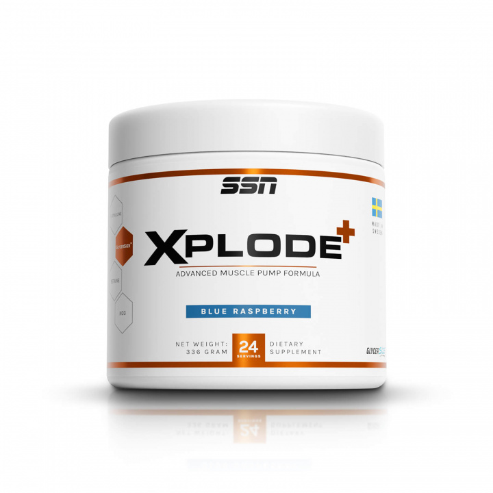 Tjek XPLODE+, 336 g, Blue Raspberry på SportGymButikken.dk