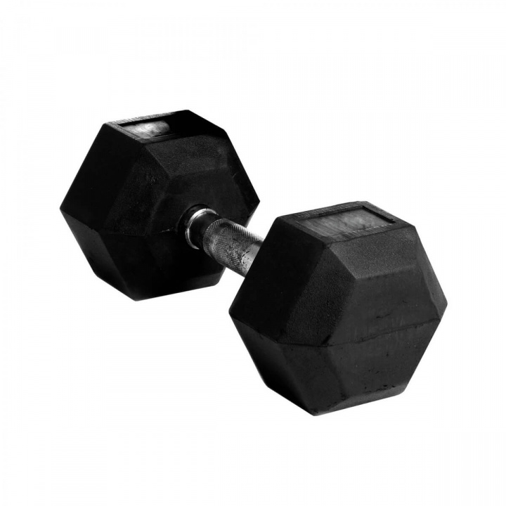 Tjek Hex håndvægtgummi, 12,5 kg, Abilica hos SportGymButikken.dk