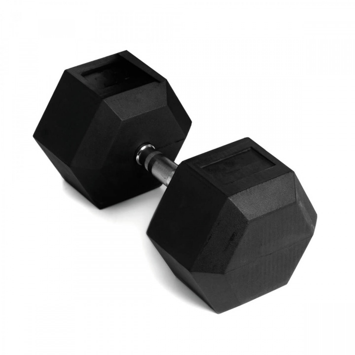 Tjek Hex håndvægtgummi, 55 kg, Abilica hos SportGymButikken.dk