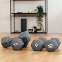 Abilica Hex Neoprene Dumbbell, 8 kg