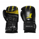Boksehandske Signature, sort/gul, Bruce Lee