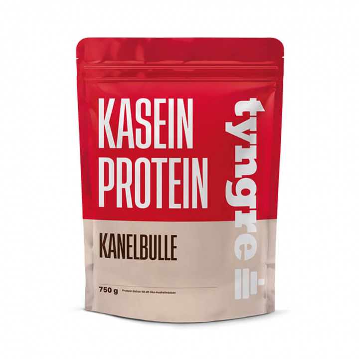 Tjek Heavy Casein, 750 g, Kanelrulle på SportGymButikken.dk